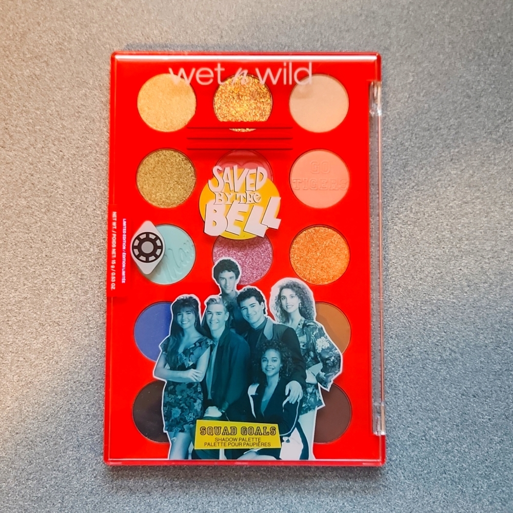 NEW Sealed Saved By the Bell wet n wild squad goals eyeshadow palette
